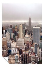 Foggy day in Manhattan New York City Artistic Poster Wall Art Home Decor