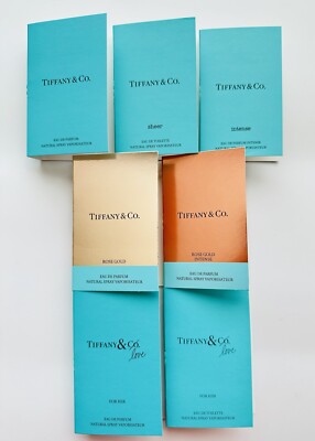 Tiffany & Co Perfume Collection 7pcs Samples (Her, Intense, Sheer, Rose Gold )