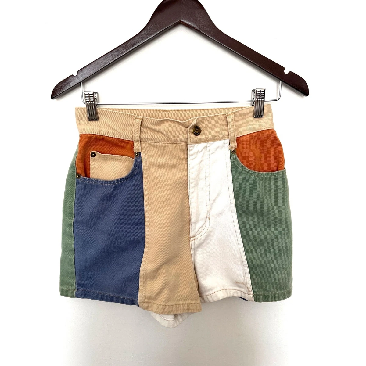 Color block shorts 90s sale