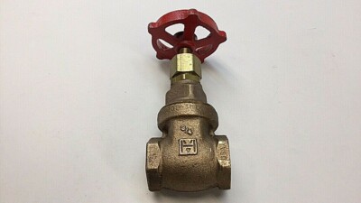 Milwaukee Valve 1140 3/4'' NPT Brass Gate Type Valve 300 W.O.G 150 S.W.P. 