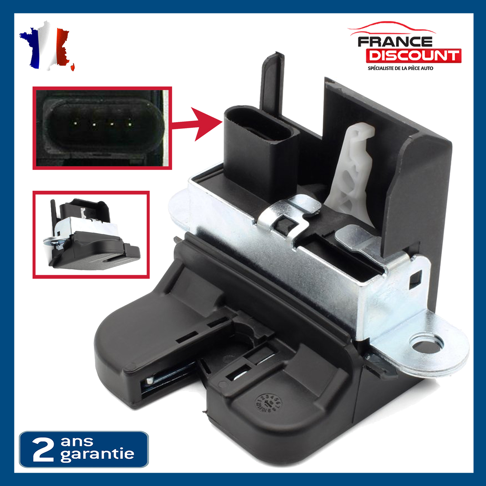 Serrure de coffre électrique pour réparer le blocage du hayon arrière 1K6827505B