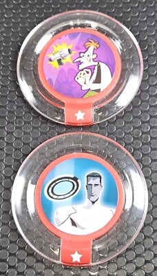 Disney Infinity Power Disc Dr. Doofenshmirtz And Tron Power Disc 