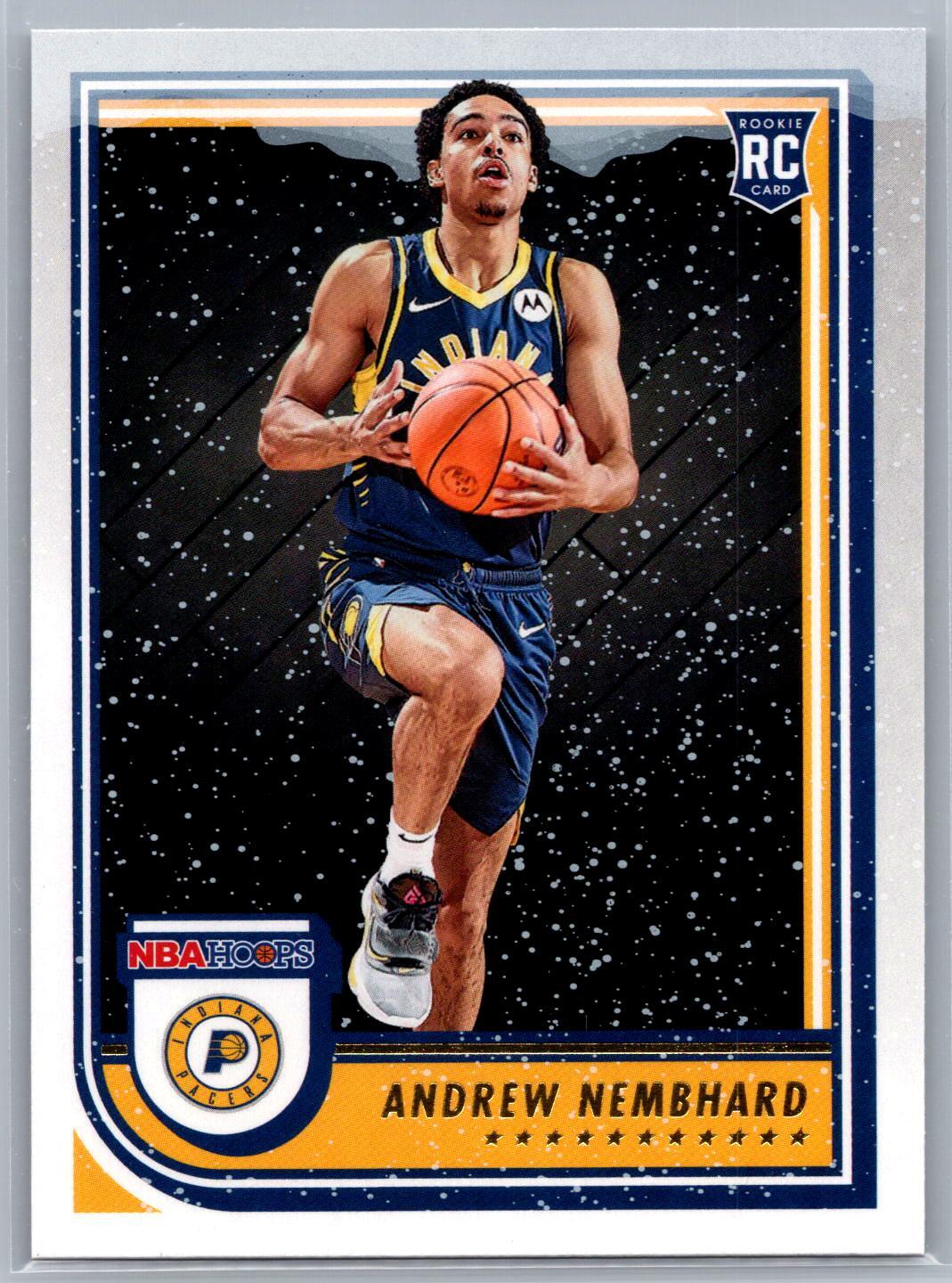 2022-23 Hoops Winter #259 Andrew Nembhard Rookie Card RC Pacers