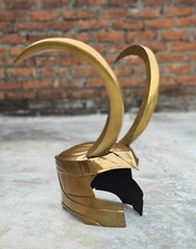 Loki Helmet God of Mischief Cosplay Costume Wearable Headgear Headpiece Horns