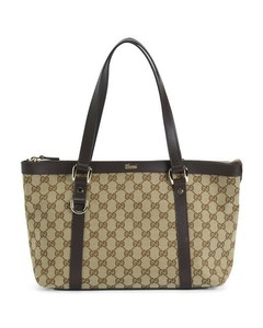 gucci supreme canvas logo tote