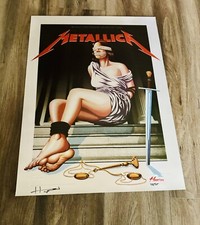 SUPER RARE  Hampton Metallica Tour Poster Arlington Texas 2017 Foil Variant