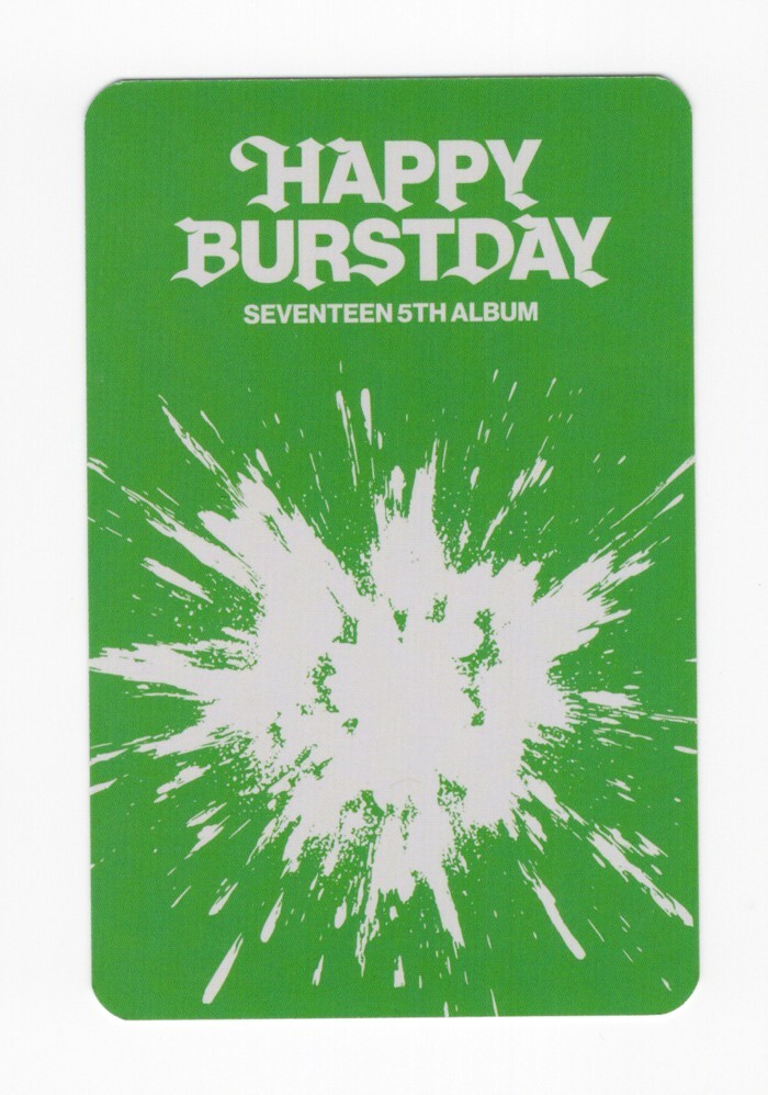 SEVENTEEN - 5th Mini HAPPY BURSTDAY [MUSIC PLANT] PREORDER