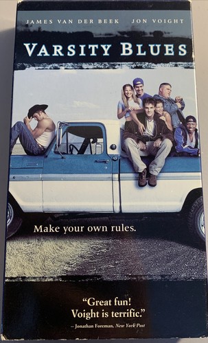 Varsity Blues (VHS, 1999) MTV Jon Voight James Van Der Beek HS Football Movie v1 - Bild 1 von 3