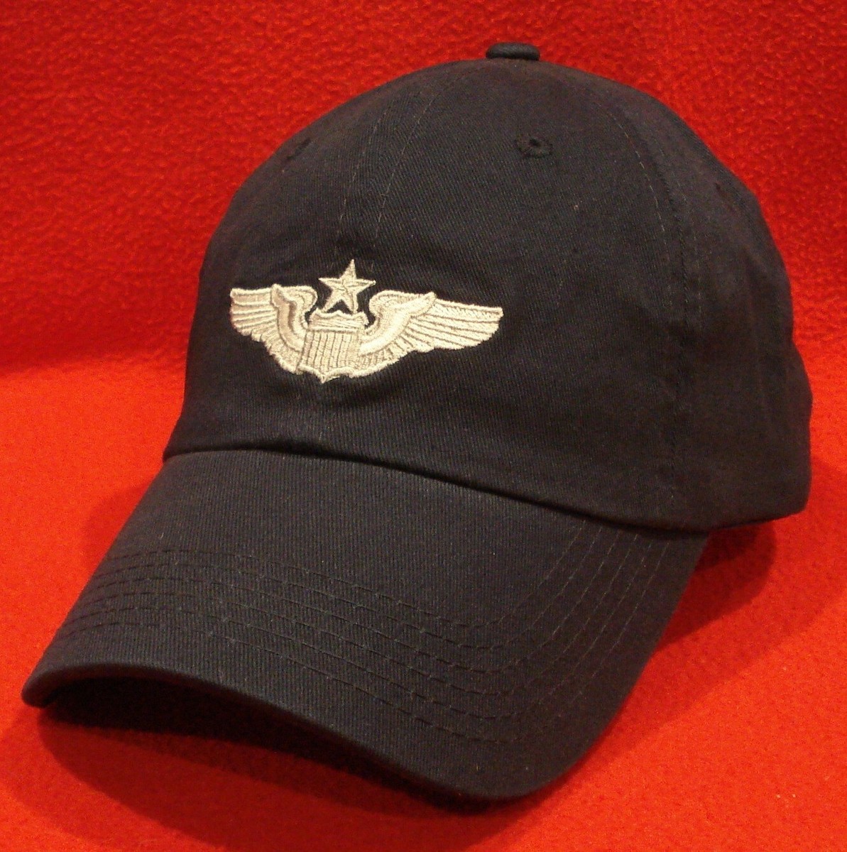 AIR FORCE SENIOR PILOT Wings ball cap, low-profile embroidered