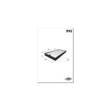 Filtre d'habitacle Daewoo LACETTI