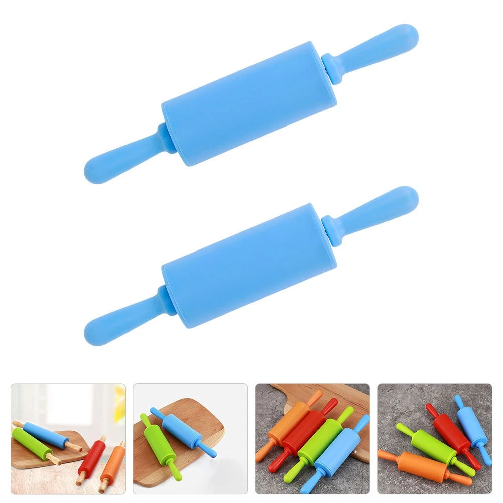 2 Piezas Palitos Rodantes Niños Arcilla Polimérica Pin Herramientas Artesanales Hechas a Mano