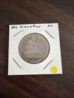 1853 Seated Liberty Half Dollar Arrows and Rays