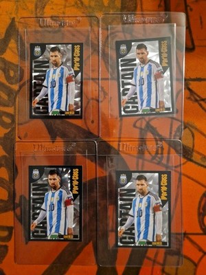 LIONEL MESSI 2024 Panini World Class The Game Changers CAPTAIN LOT of 4 #172 