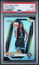 Angel Reese, Rookie Card (RC), Silver Prizm, 2024 Prizm WNBA #147, PSA 9 - MINT