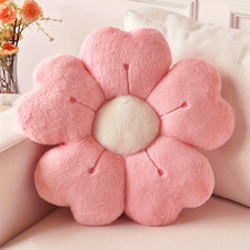 Soft Plush Daisy Flower Throw Pillow Floral Cushion for Bed Sofa Home Decor
