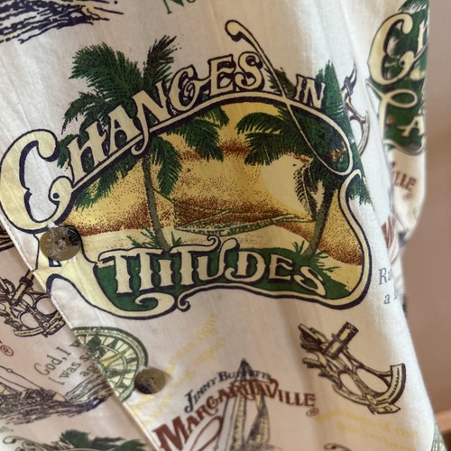 Jimmy Buffet Margaritaville Changes In Latitudes Hawaiian Camp Shirt Men Sz Xxl - Picture 3 of 4
