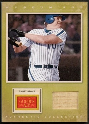 Rusty Staub #11 Authentic Panini 2012 Museum Age Bet Wood Trading Card