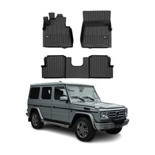 OMAC Gummi Fußmatten für Mercedes G Klasse W463 1990-2018 Premium TPE Schwarz 3x OMAC Gummi Fußmatten für Mercedes G Klasse W463 1990-2018 Premium TPE Schwarz 3x