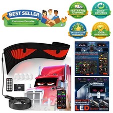 Waterproof Led Devil Eyes Light - Flexible Windshield Animation System