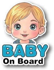 Baby on Board Stickers Reflective Style: Boy BOB BL Style: Boy BOB BL