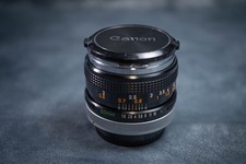 Objectif Canon FD 50mm f1.8 Chrome Nose n°100350