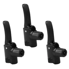 3 Pcs Gas Head Air Pump Nozzles for Bike Bicycle Parts Replacement