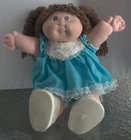 1987 Coleco Cabbage Patch Kid Doll–OK Factory–Mold 3 – Brown Eyes & Brown Braids