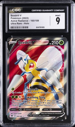 Beedrill V graded CGC 9 for sale on eBay
