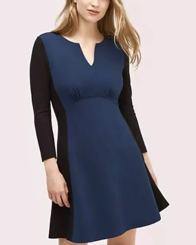 Abito Kate Spade Colorblock Ponte Nero e Marina Militare Parigina Us intime Ottimeioni Condiz Ta