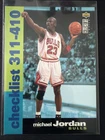 1995-96 Upper Deck Basketball Card #410 Michael Jordan Bulls Checklist