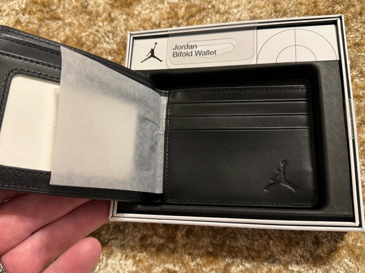 Nike Jordan Jumpman Ingot Bifold Wallet Black MA0819-023 Brand New