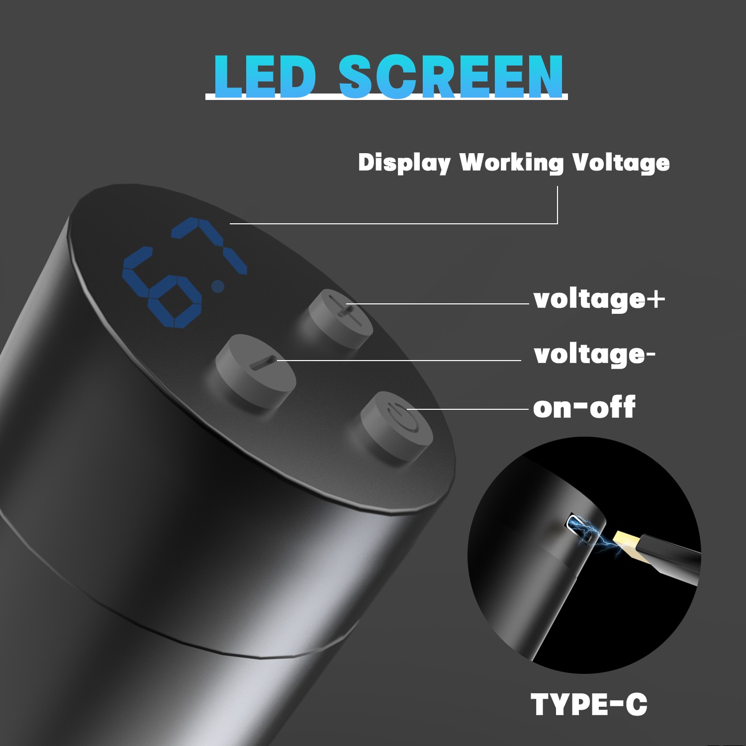 Tattoo Kit Wireless Tattoo Gun with 2×1200Mah Power Supply 20Pcs Tattoo Needles