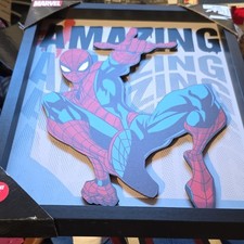Marvel Spider-Man Amazing Framed Wall Art - Marvel Universe Decor, Single Piece