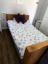 Profiling Electric Nursing Care Home Hospital Bed With Mattress and side rails 