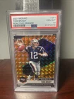 2021 Panini Donruss Tom Brady Reactive Orange PSA 10