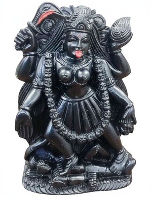 3'' Maa Kali Statue Standing on Shiva - Traditional Hindu Goddess Mahakali Murti