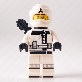 🌈 LEGO Zane Minifigure njo0318 Ninjago The LEGO Ninjago Movie 70615
