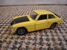 CORGI TOYS MGB GT COMPETITION YELLOW NICE ORIGINAL VINTAGE