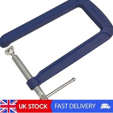Multicolour 8-inch Deep Throat G Clamp - Heavy Duty Alloy Steel with Swivel Shoe