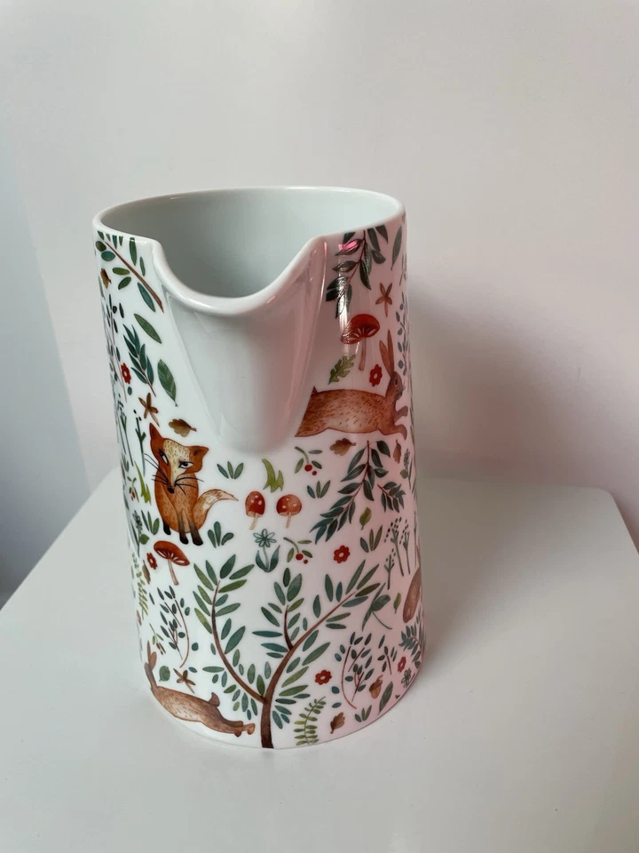 Portmeirion Tree of Life, Deer, Rabbit, Hare, Owl 3 Pint Jug BRAND NEW & RARE - Image 2 of 4