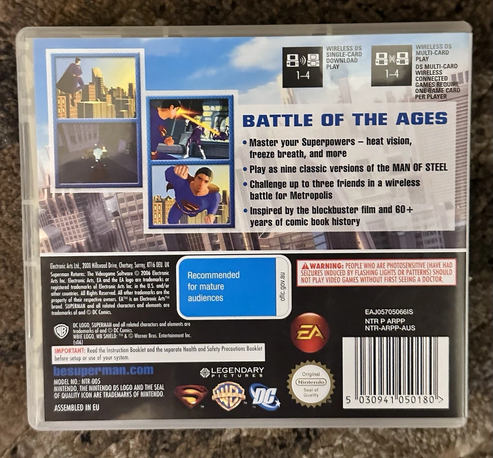 Superman Returns Nintendo DS Game - Image 2 of 3