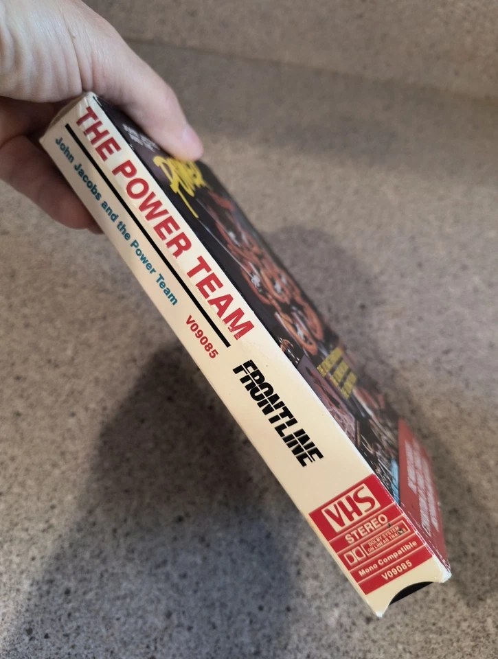 JOHN JACOBS AND THE POWER TEAM VHS  (1990 FRONTLINE) - Image 2 of 4