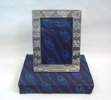 Vintage Edwin Blyde Pewter Noah's Ark Childs Picture Frame 12 x 16cm - boxed