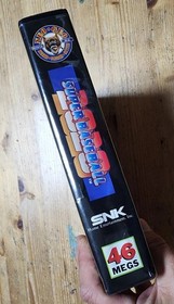 SNK Super Baseball 2020 Neo Geo w/ Manual Dog Tag 1991 US Seller AES USA Version