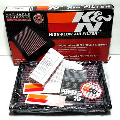 K&N 33-2012 High Performance Washable/Reusable Replacement High Flow Air Filter