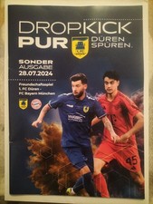 Stadionmagazin Programm 2024 1.FC Düren - FC Bayern München , Friendly 