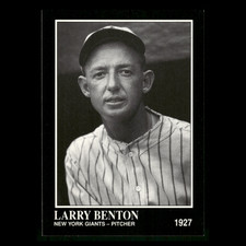 Larry Benton #182 1991 Conlon Collection TSN New York Giants Baseball Card MLB