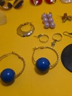 25 Pairs Retro MCM Pierced Earrings Mixed Lot Mid-Century-Modern  — photo 5