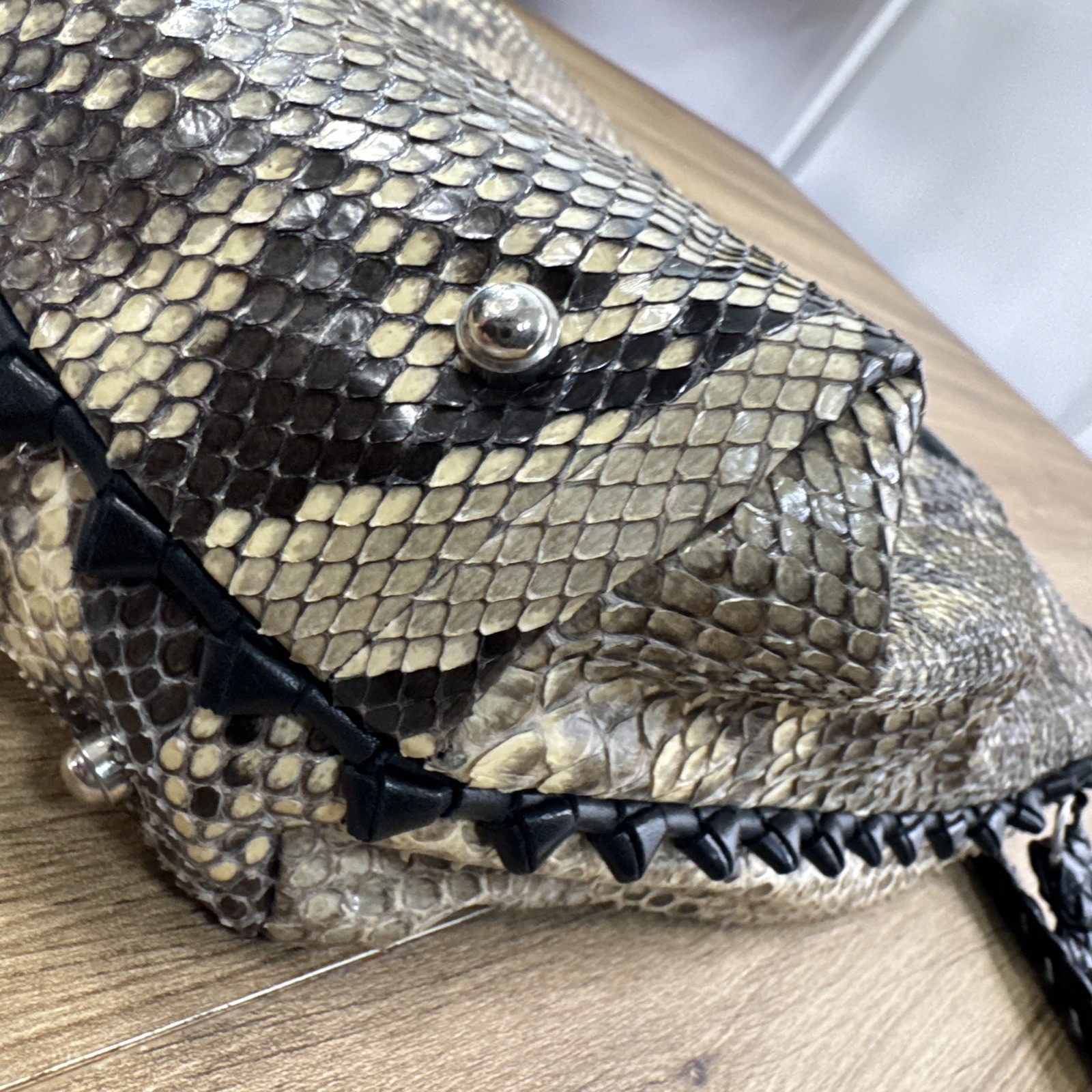 Anthony Luciano Genuine Python Snakeskin Leather … - image 9