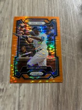 2024 Panini Prizm Ronny Mauricio Orange Pulsar Prizm Rookie Card #/399
